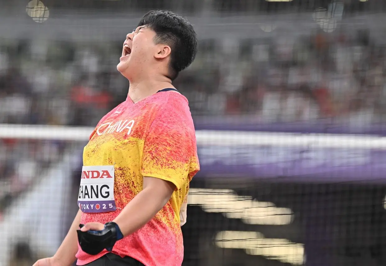 会田径女子, 中国队今日